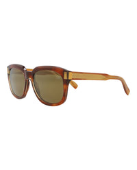 Dunhill Unisex Square/Rectangle Havana Havana Bronze Fashion Designer Eyewear