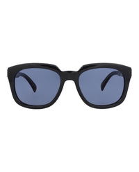 Dunhill Unisex Square/Rectangle Blue Blue Blue Fashion Designer Eyewear
