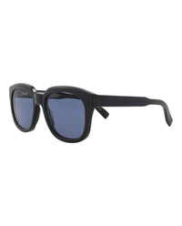 Dunhill Unisex Square/Rectangle Blue Blue Blue Fashion Designer Eyewear
