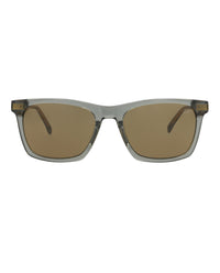 Dunhill Mens Square/Rectangle Grey Grey Brown Fashion Designer Eyewear