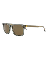 Dunhill Mens Square/Rectangle Grey Grey Brown Fashion Designer Eyewear