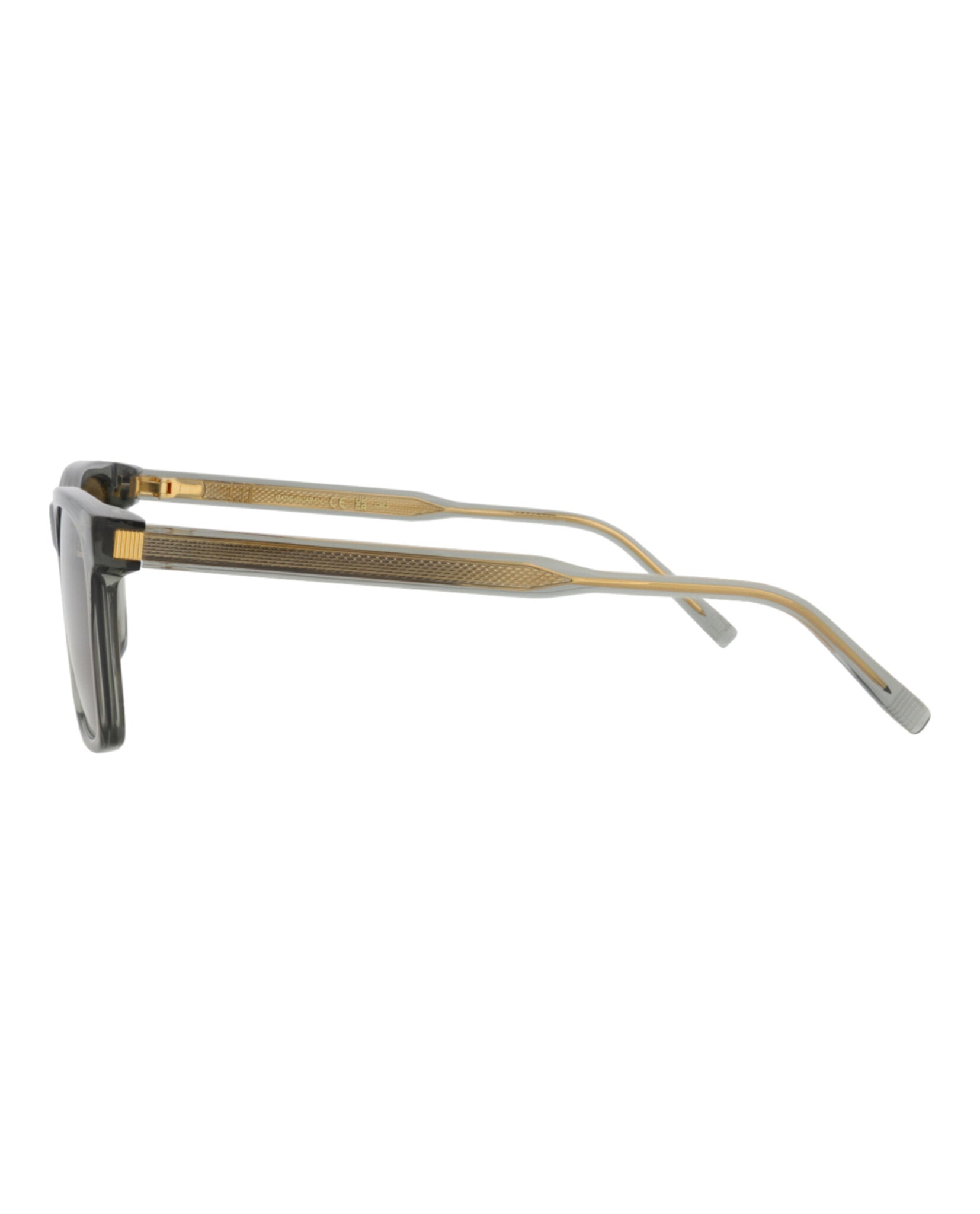 Dunhill Mens Square/Rectangle Grey Grey Brown Fashion Designer Eyewear