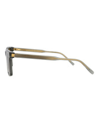 Dunhill Mens Square/Rectangle Grey Grey Brown Fashion Designer Eyewear