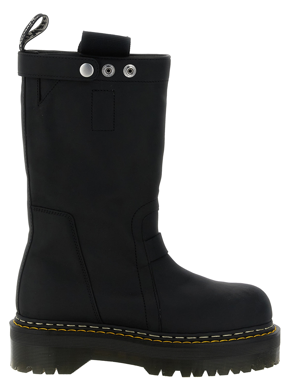 Rick Owens Unisex 'Quad Sole Pull On' Dr.Martens X Rickowens Boots