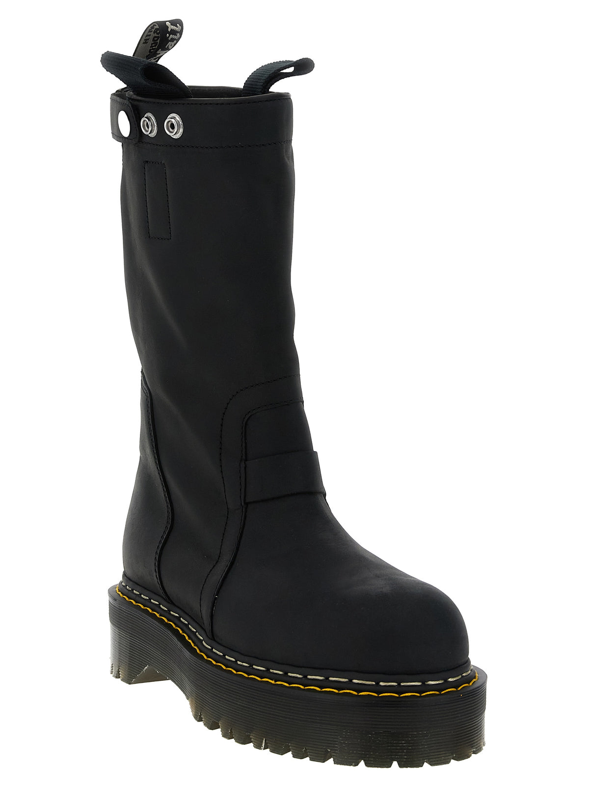 Rick Owens Unisex 'Quad Sole Pull On' Dr.Martens X Rickowens Boots