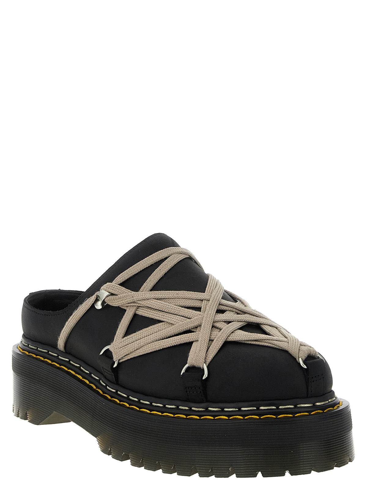 Rick Owens Unisex 'Quadsolemegalace®' Mules Dr.Martens X Rickowens