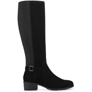 Chaza Womens Wide Calf Leather Knee-High Boots