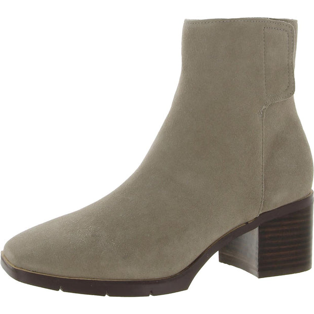 Arianna Womens Suede Chelsea Booties
