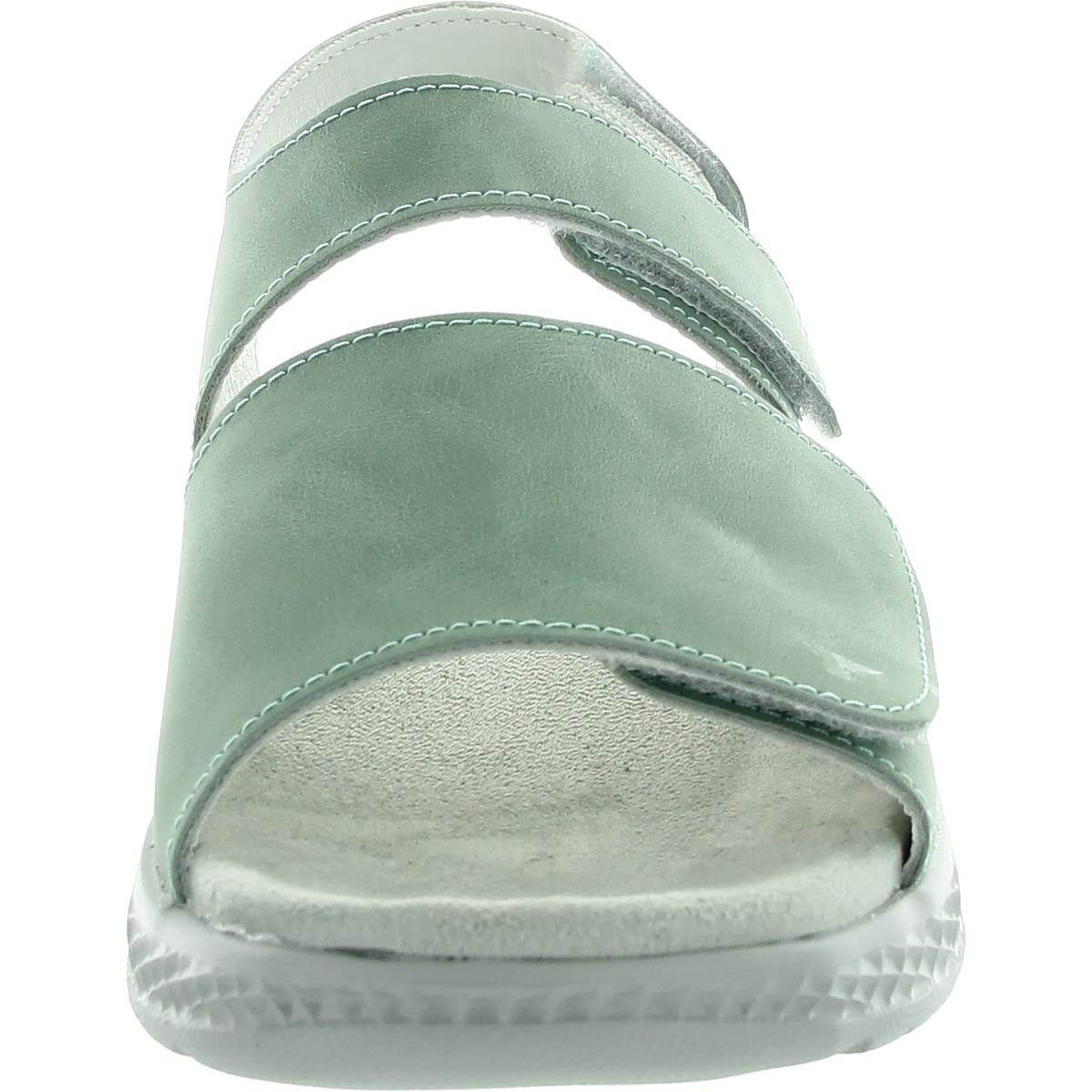 Travelactiv Scottsdale Womens Cushioned Footbed Faux Leather Slingback Sandals