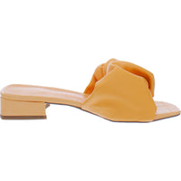 Janis Womens Gathered Slide Sandals