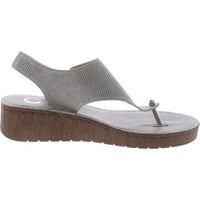 Mckell Womens Buckle Wedge Sandals