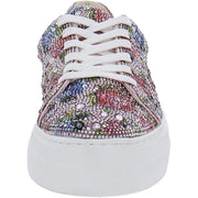 Sidny Womens Rhinestone Trainers Lace-Up Shoes