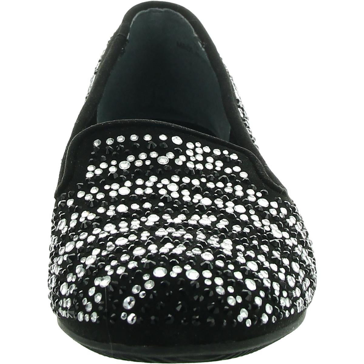 Womens Embellished Canvas Flat Shoes