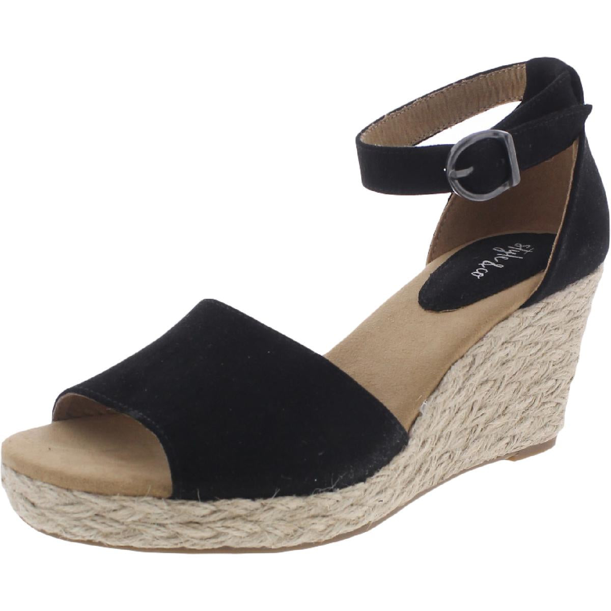 Seleeney Womens Dressy Open Toe Wedge Sandals