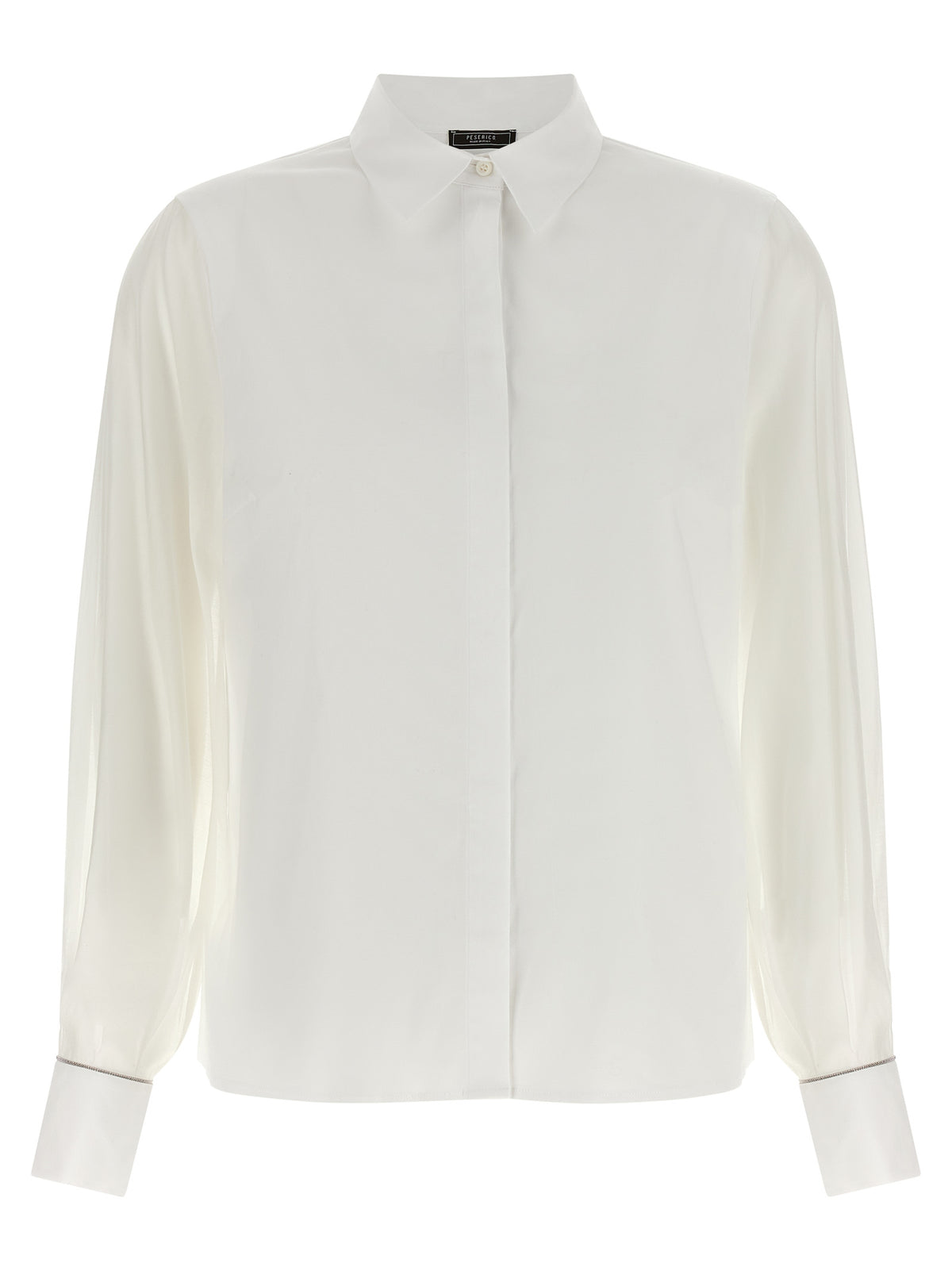 Peserico Women Stretch Cotton Shirt