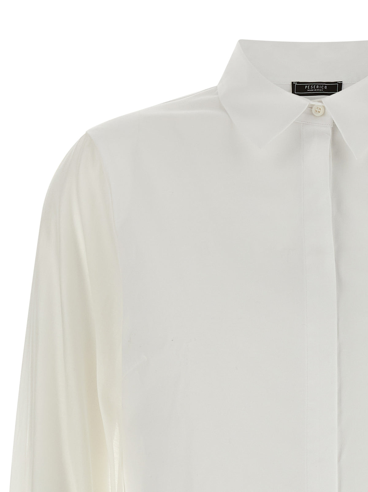 Peserico Women Stretch Cotton Shirt