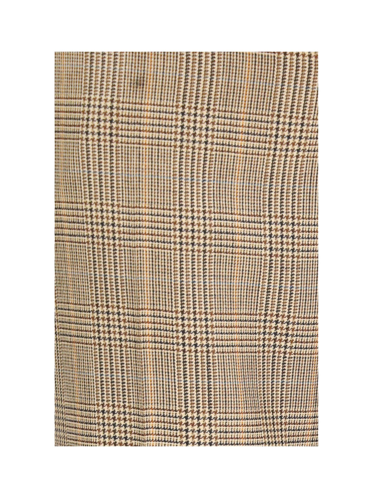 Saint Laurent Women Prince Of Wales Houndstooth Wool Flared Pants