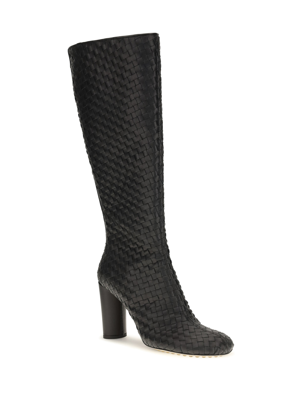 Bottega Veneta Women Cherry Intrecciato High Boots