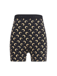 Marine Serre Women Technical Stretch Fabric Shorts