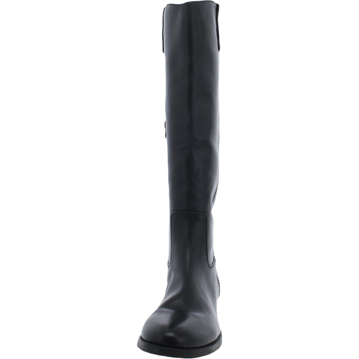 INC Womens Fawne Leather Knee-High Riding Boots