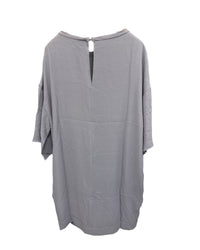 Brunello Cucinelli Fine Knit Round-Neck Embellished Pocket Dress