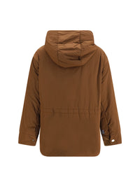 Max Mara The Cube Women Reversible Padded Parka In Radzmir And Water Repellent Canvas