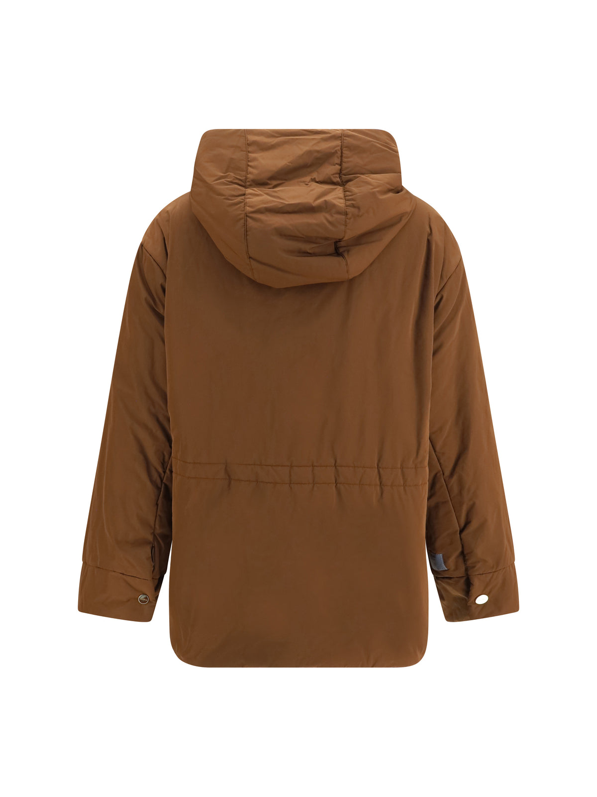 Max Mara The Cube Women Reversible Padded Parka In Radzmir And Water Repellent Canvas