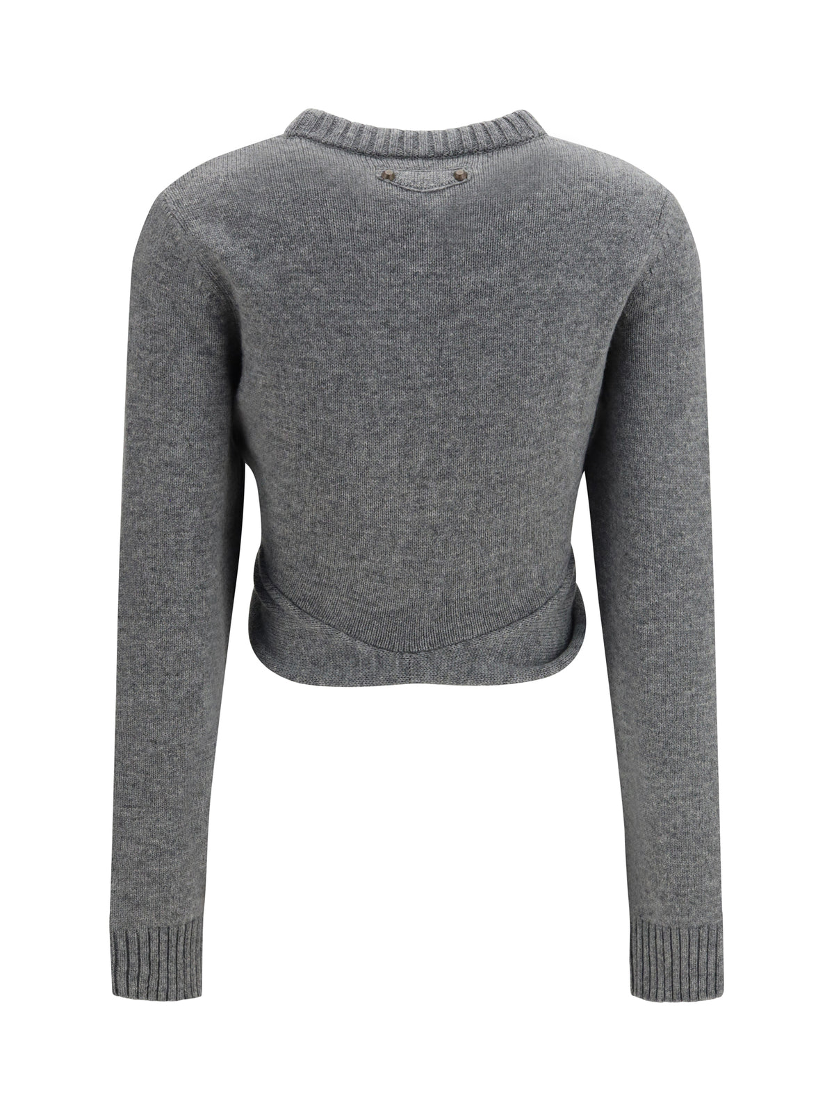 Balenciaga Women Ruched Crewneck Sweater