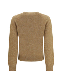 GANNI Ganni Women Teddy Brushed Alpaca Crewneck Sweater