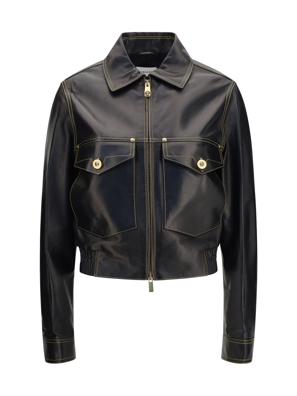Versace Women Nappa Leather Jacket