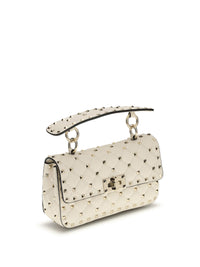 Valentino Garavani Women Rockstud Spike Mini Top Handle Bag In Nappa