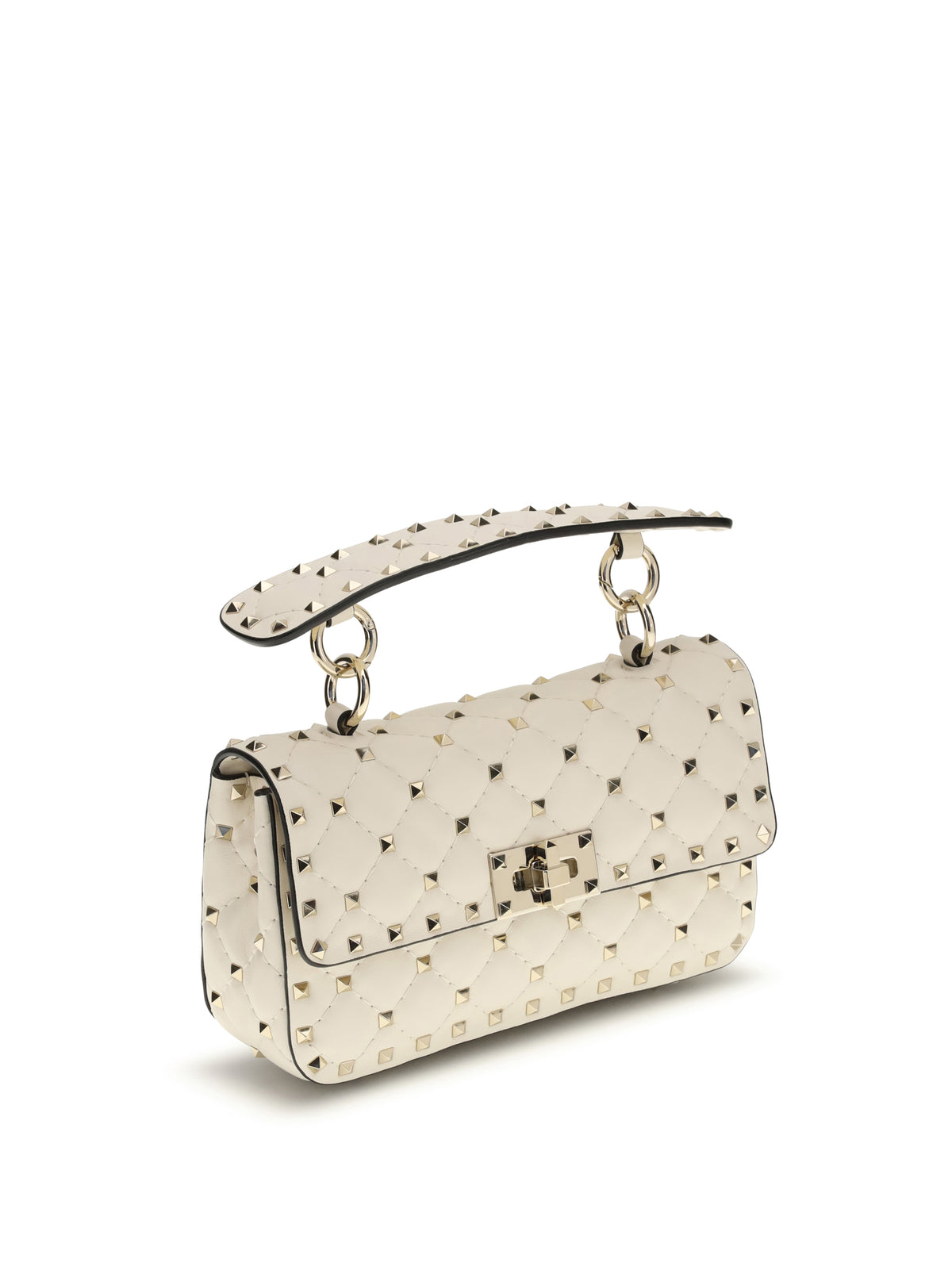 Valentino Garavani Women Rockstud Spike Mini Top Handle Bag In Nappa