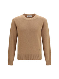 Ami Paris Men Cashmere And Wool Blend Sweater