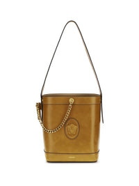 VERSACE Versace Women Small Leather Pivot Bucket Bag