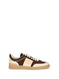 Valentino Garavani Men Upvillage Suede And Nappa Calfskin Sneakers