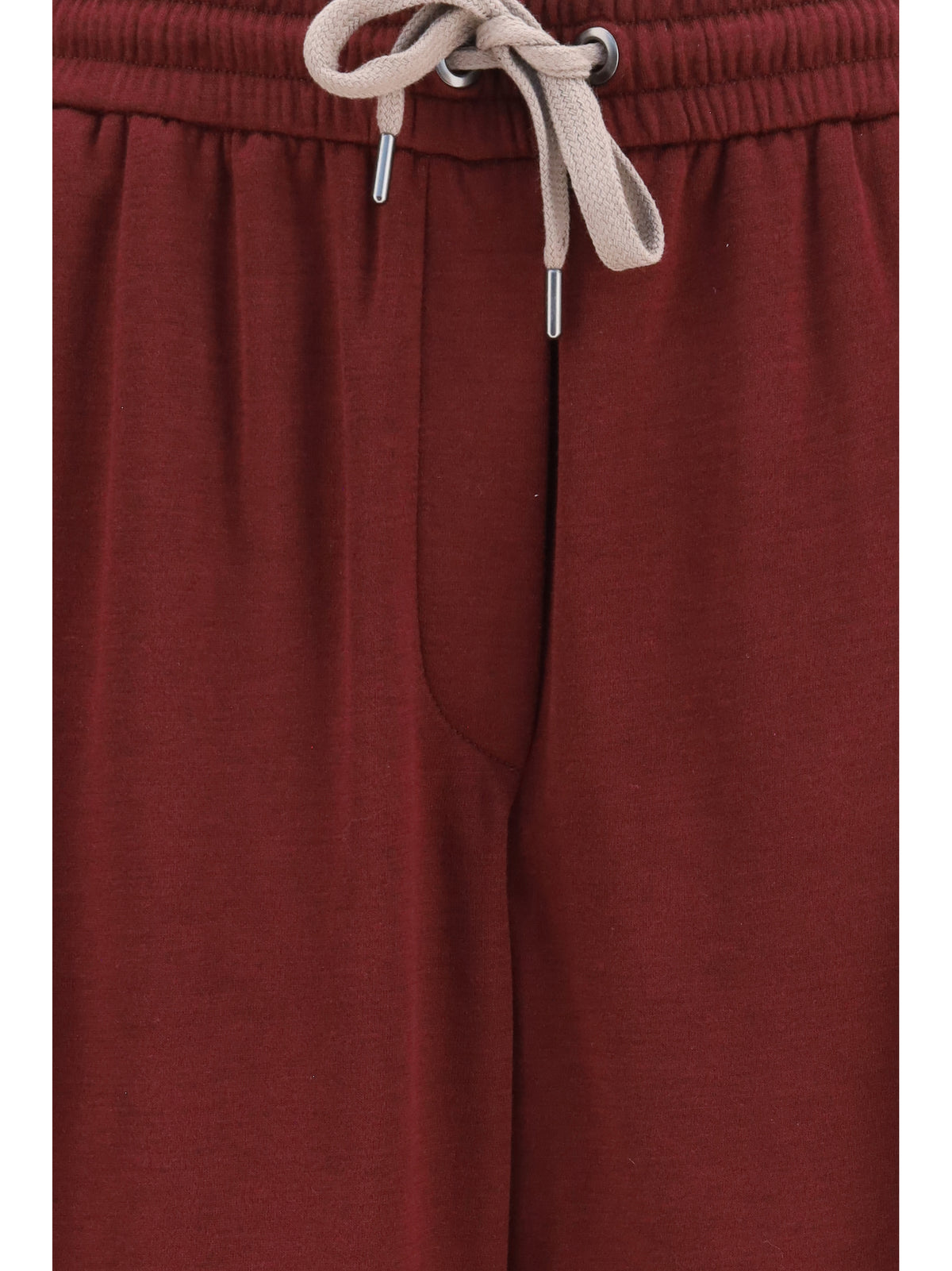 BRUNELLO CUCINELLI Brunello Cucinelli Women Cotton And Silk Track Pants