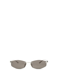 Balenciaga Men Geometric Oval Sunglasses