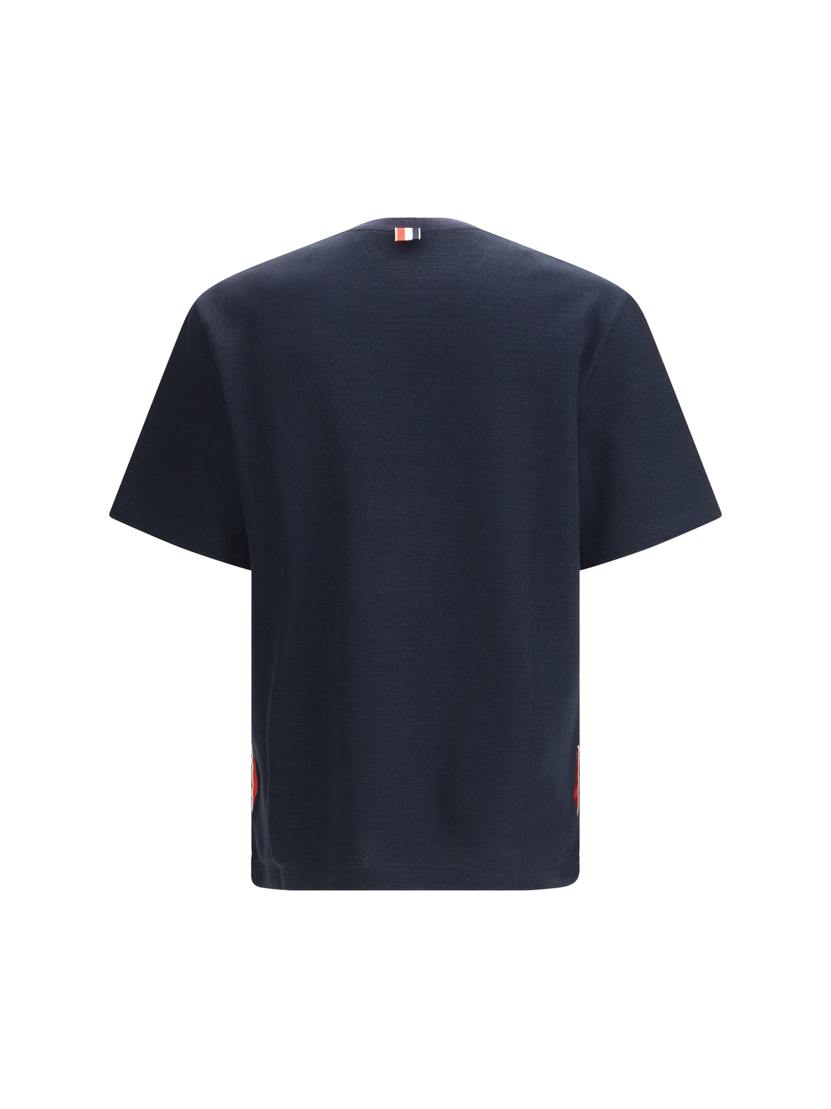 Thom Browne Men Short-Sleeve Cotton-Linen T-Shirt