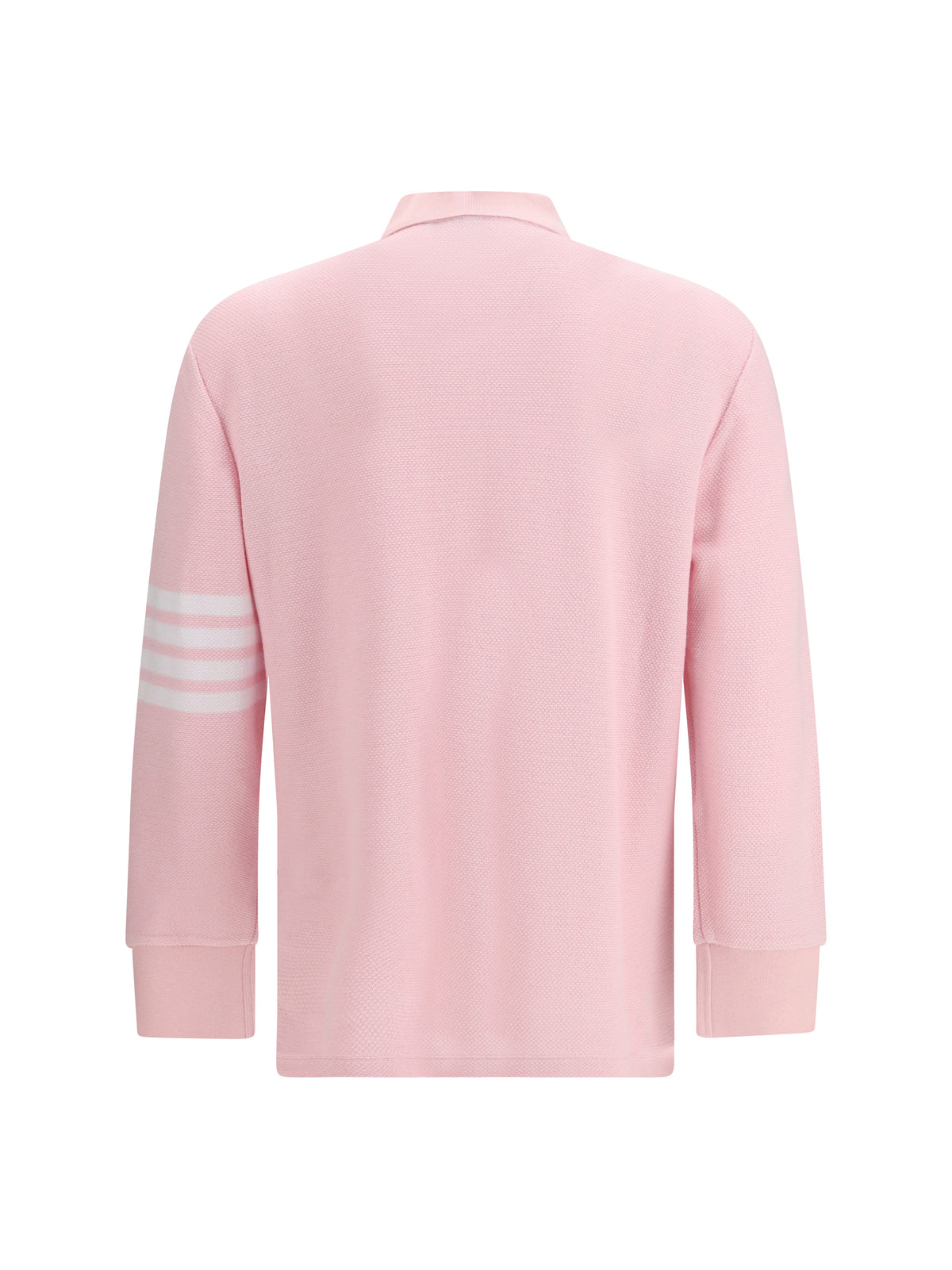 THOM BROWNE Thom Browne Men Piqué Long-Sleeve Polo