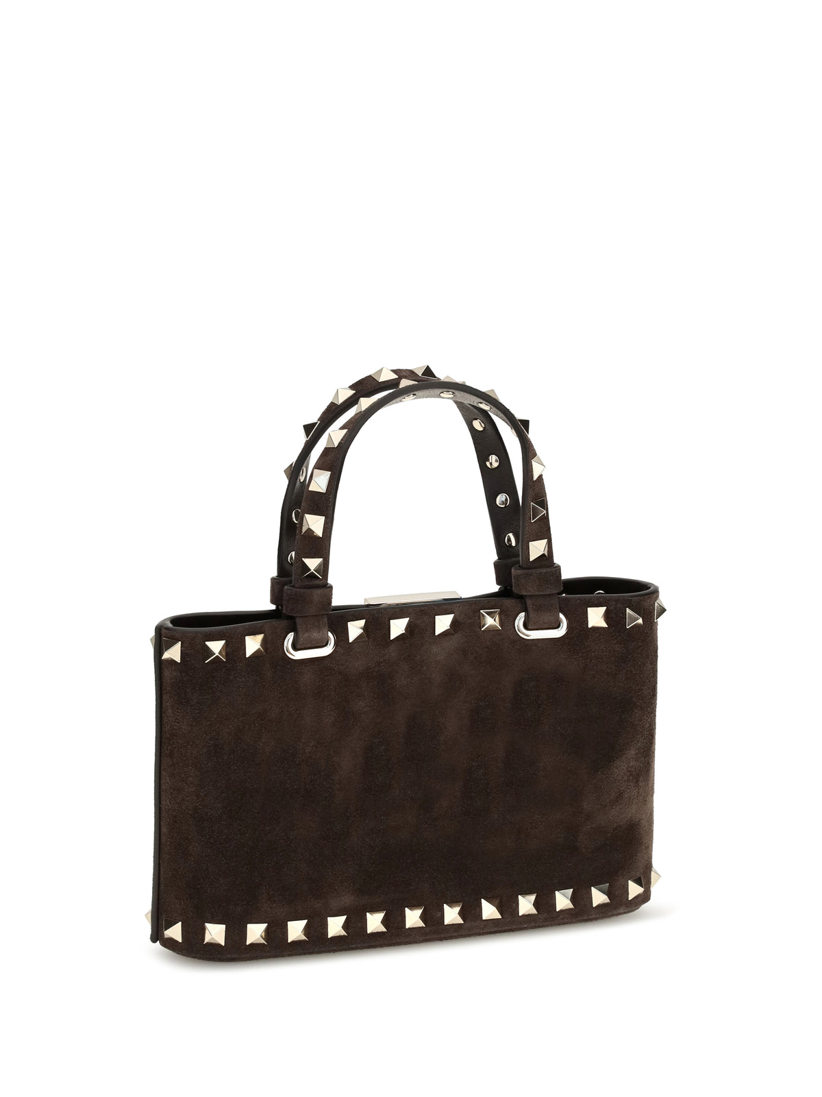 Valentino Garavani Women Suede Rockstud Mini Handbag