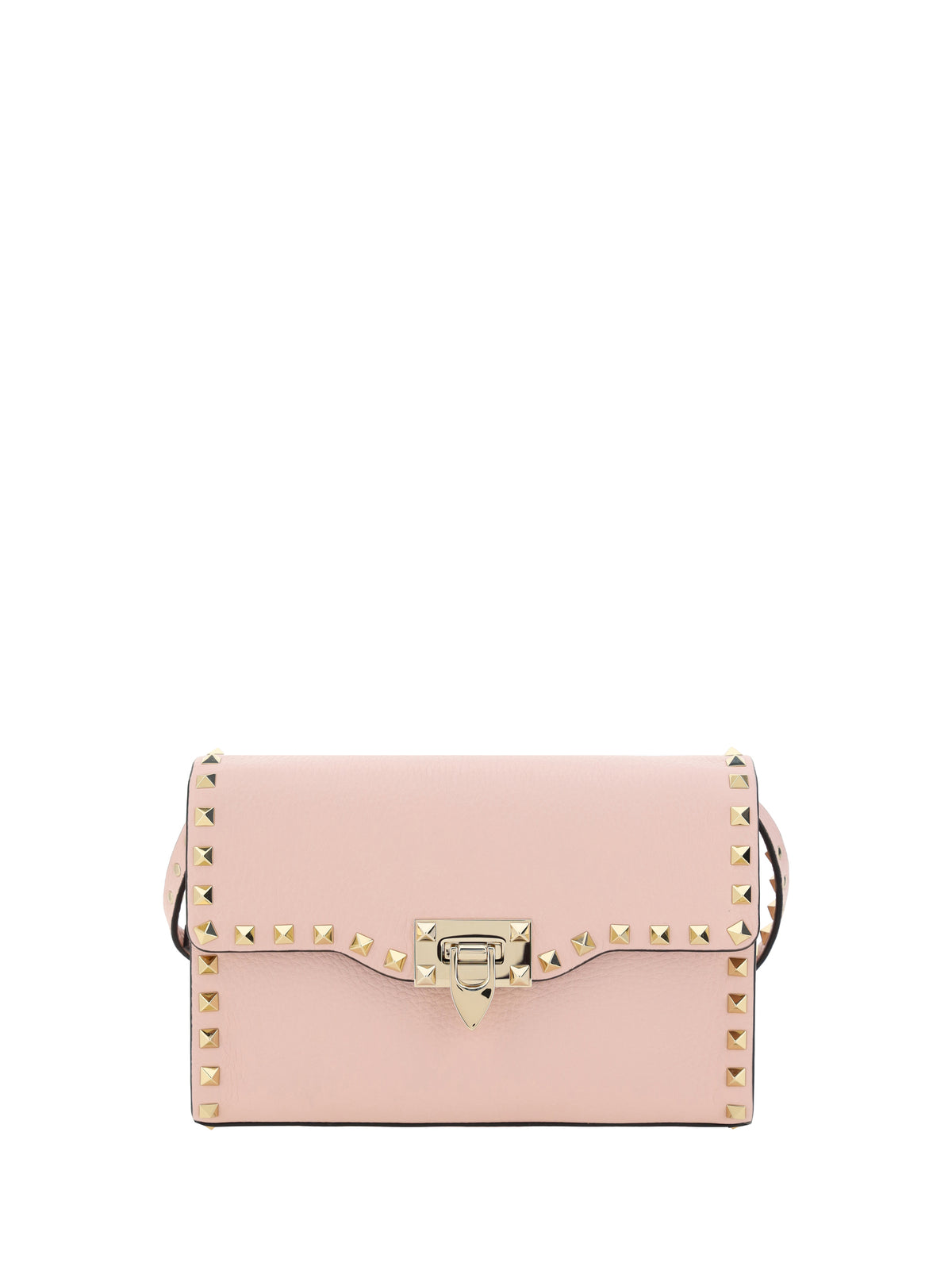 Valentino Garavani Women Rockstud Mini Shoulder Bag In Garnet Calfskin