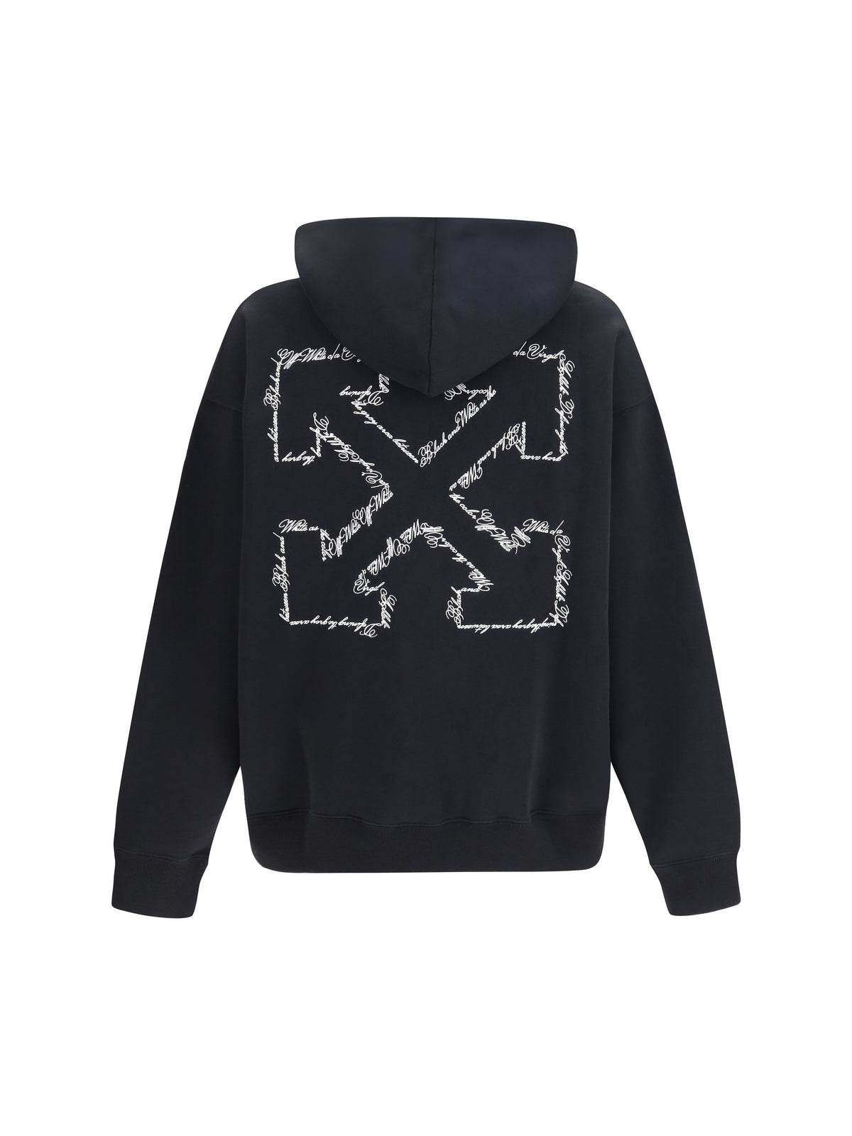 Off-White Men Script Arrow Diagonal Skate Hoodie