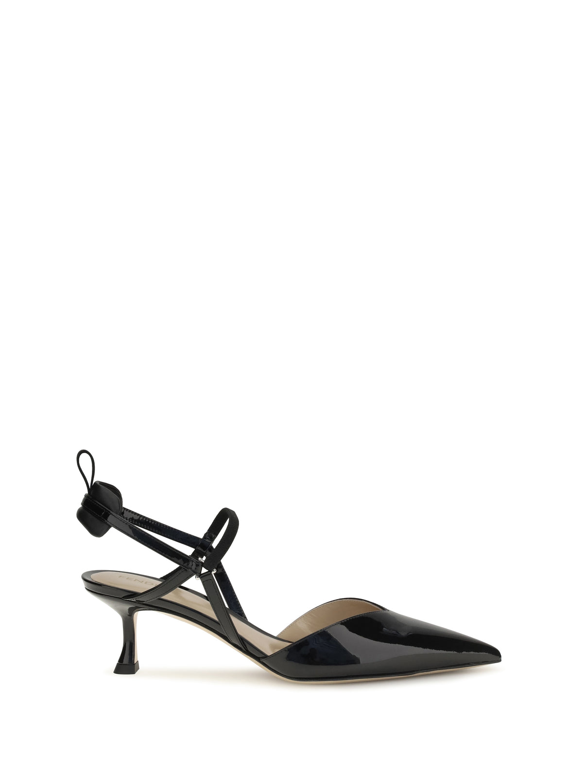 Fendi Women Patent Leather Colibrì Slingback Pumps