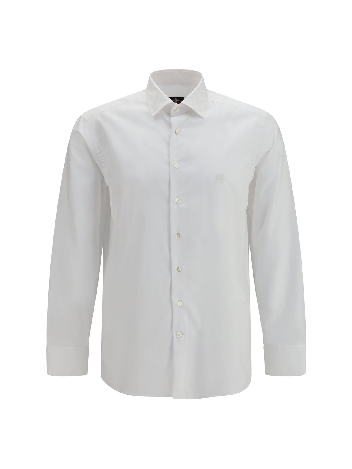 ETRO Etro Men Roma Cotton Shirt With Pegaso Logo