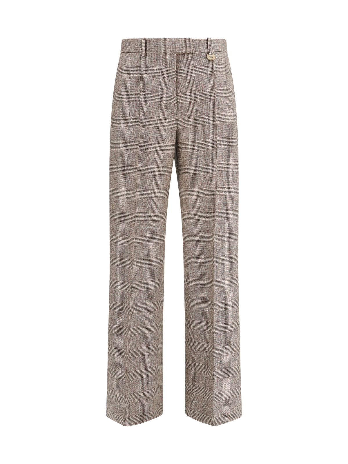 Burberry Women Tailored Linen And Wool-Blend Pants