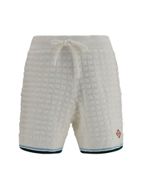 CASABLANCA Casablanca Men Bouclé Tennis Shorts
