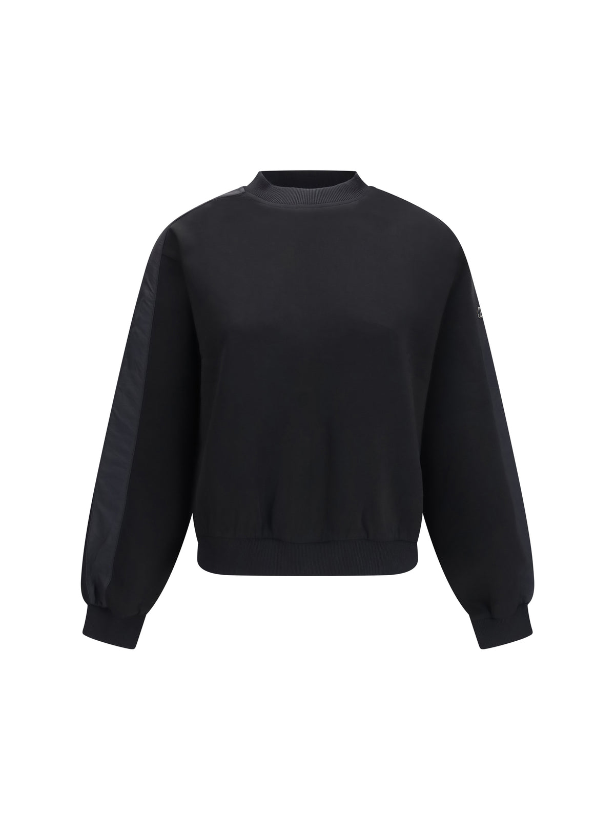MOOSE KNUCKLES Moose Knuckles Women Mix Media Crewneck Sweater