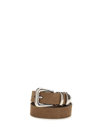 Brunello Cucinelli Men Suede Belt