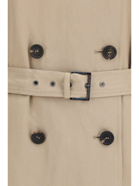 Brunello Cucinelli Women Belted Trench Coat
