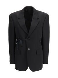 BALENCIAGA Balenciaga Women Barathea Wool Tailored Jacket